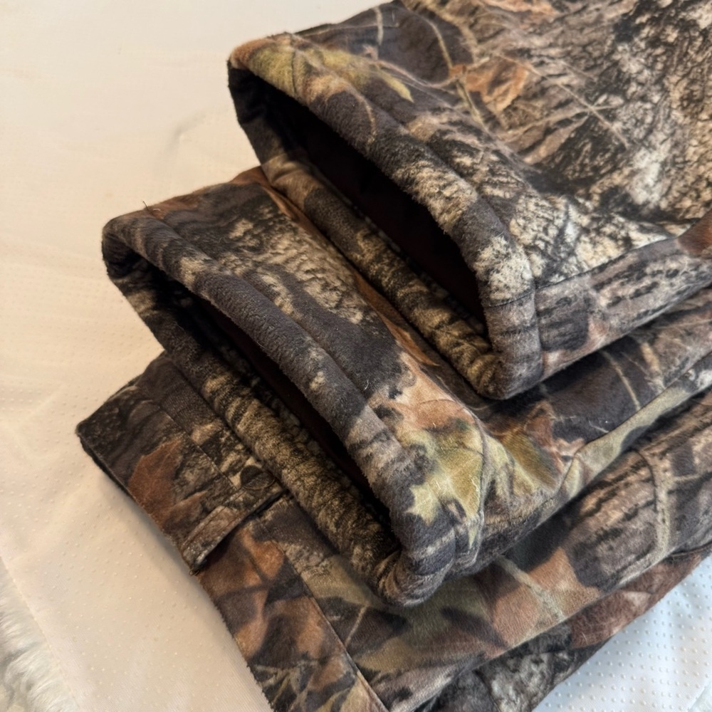 Cabela’s Dry Plus Cargo Camo Hunting Pants Men’s Sz 38 Regular Inseam 31” Lined - Picture 12 of 15